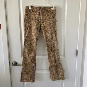 JUST CAVALLI (Roberto Cavalli) CHEETAH PRINT FLARE